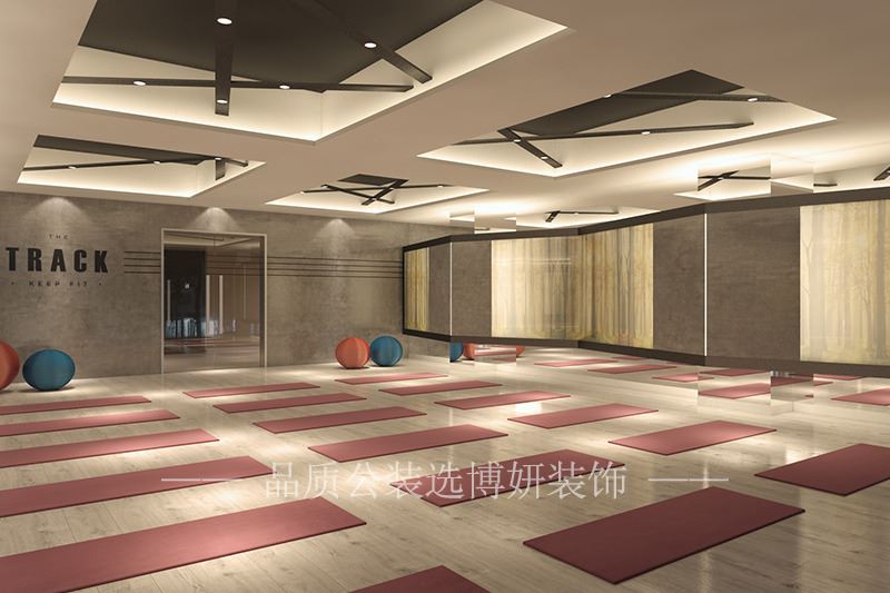 杭州现代科技风健身房尊龙ag旗舰厅app方案